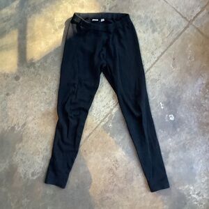 gap kids black leggings M cotton tights